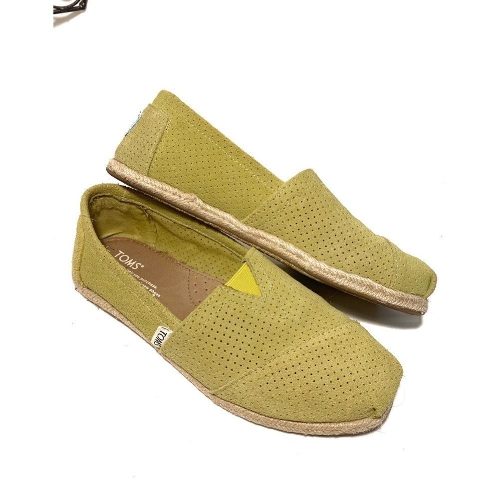 🎉HP🎉 Toms Seasonal Classic Green Flats (8) - Picture 10 of 11